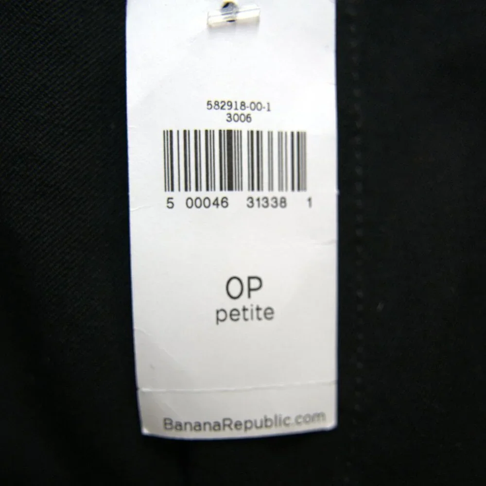 Banana Republic Black Trousers Womens, Size 0P - Picture 3 of 10
